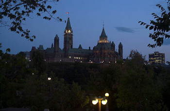 Parliment Hill at Dusk